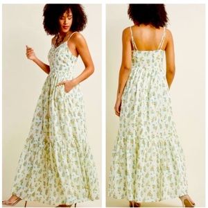 ModCloth Cotton Cactus Print Maxi Dress 🌵